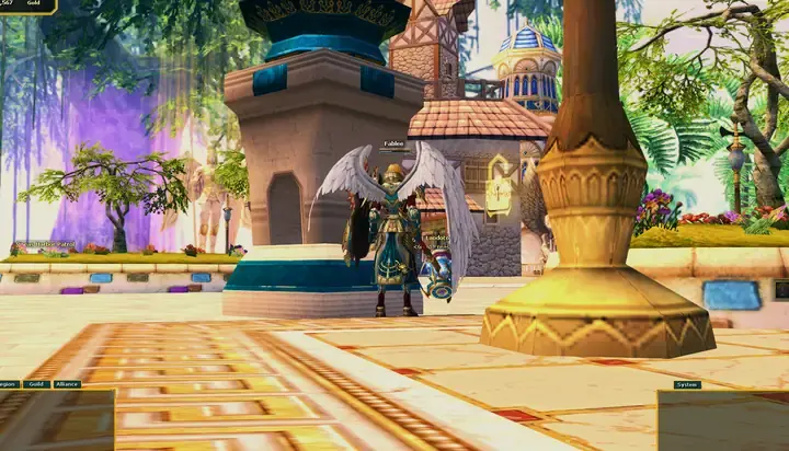 In-game: the marble city square