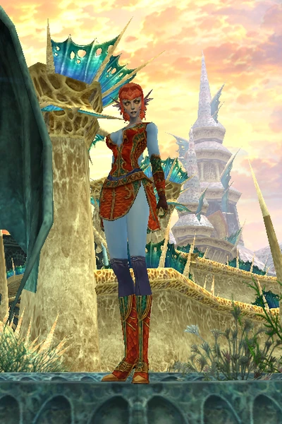Drogo at character creation, female, front