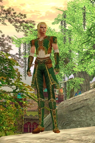 Helios at character creation, male, front