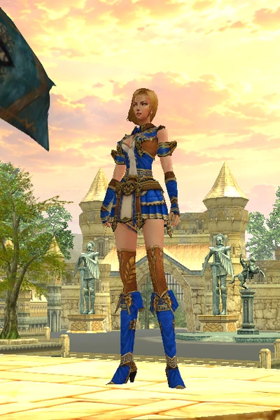 Hero at character creation, female, front