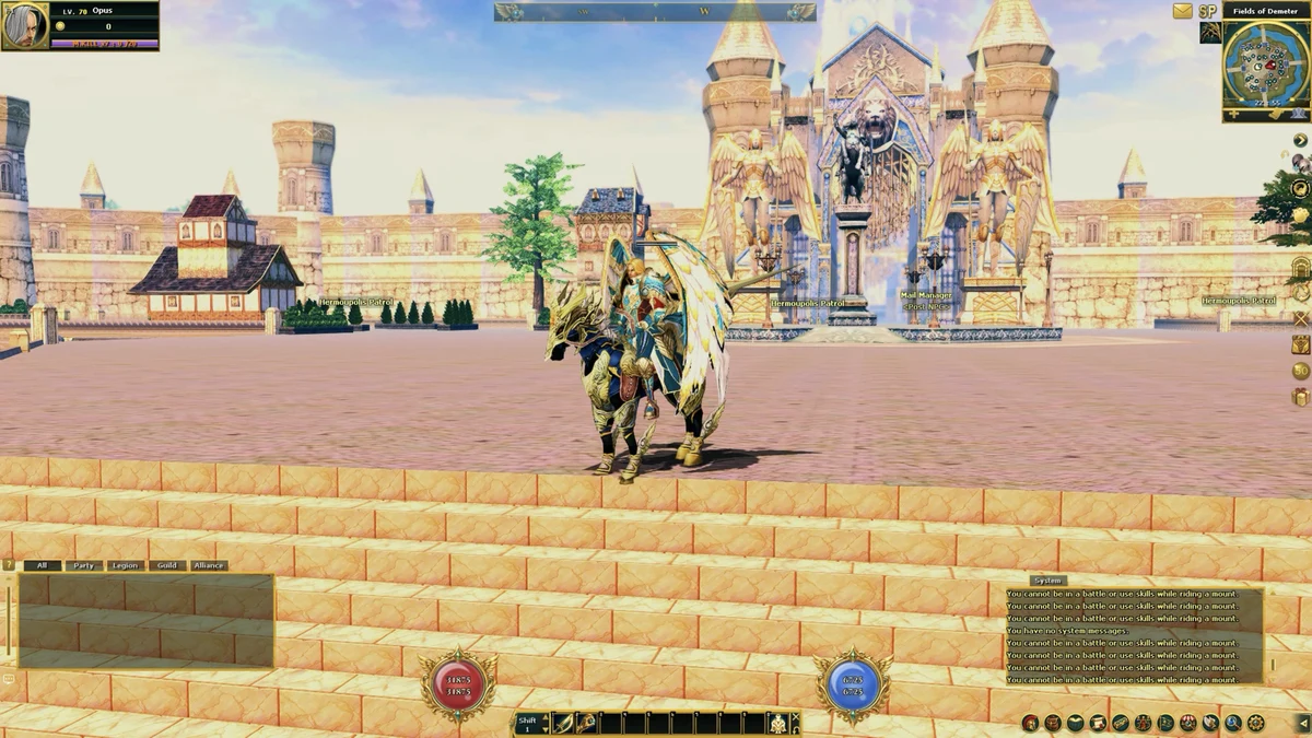Screenshot: Hermoupolis, wide view