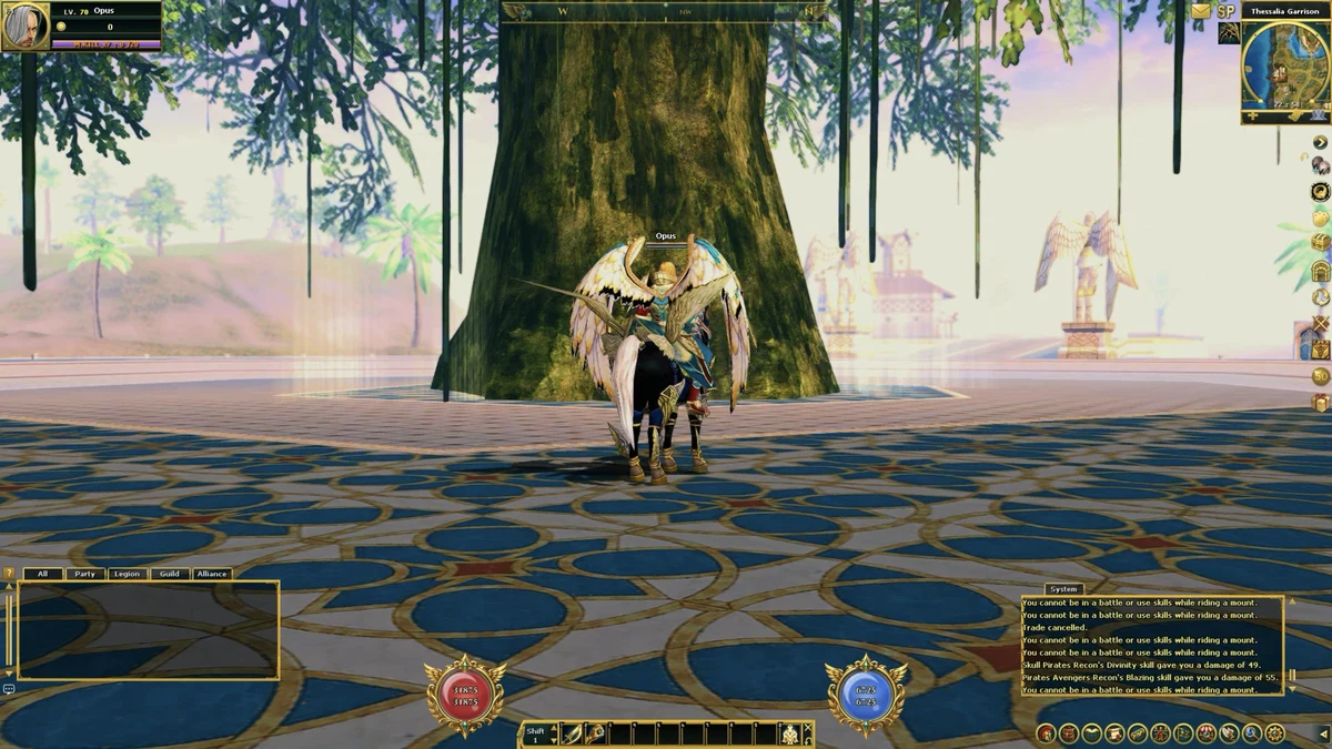 Screenshot: Thessalia Garrison, where Aegis begin