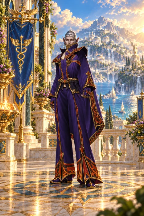 Illustration of daimon character appearance; not captured gameplay