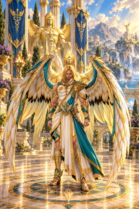 Illustration of aegis character appearance; not captured gameplay